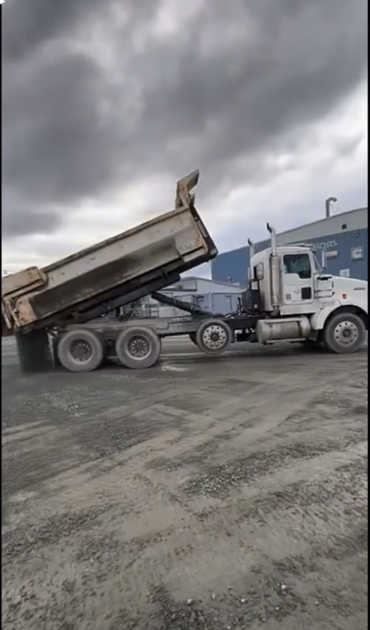Spreading Chip Gravel At Seattle Yachts! — It Was Time For A Regrade And A Fresh Coat Of Chip Rock At The Maintenance Yard!