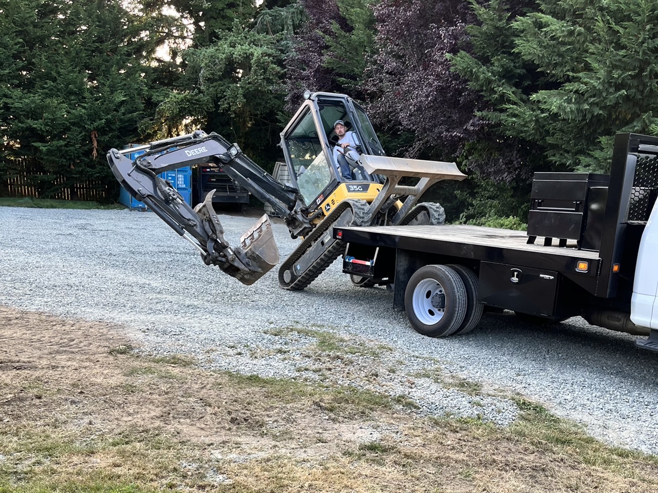 Shark Heavy Construction equipment on site